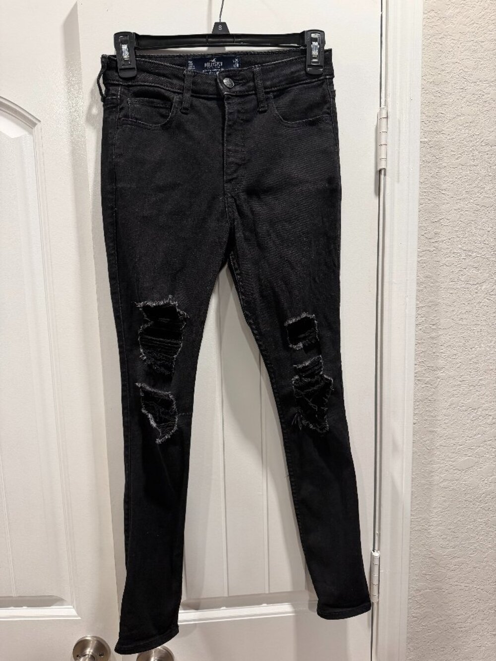 Hollister Black Ripped Jeans